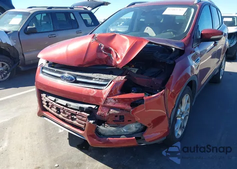 2014 Ford Escape Titanium из США, поврежденный, VIN 1FMCU0J9XEUC27528